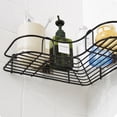 thumbnail image 4 of Estante de almacenamiento para baño Estante de almacenamiento para inodoro sin perforaciones Estante de esquina para colgar en la pared del inodoro Artículos de tocador de cocina, 4 of 5