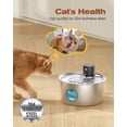 thumbnail image 3 of Fuente de agua inalámbrica para gatos TOONIOOS, inalámbrica, 3,2 L, 3 of 9
