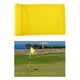 thumbnail image 4 of Banderas de putting green, banderas de colores sólidos, banderas de golf para patio, banderas de golf de nailon; Amarillo, 4 of 9