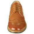 thumbnail image 6 of Bruno Marc Moda Italy Men's Prince Classic Modern Formal Oxford Wingtip Lace Up Dress Shoes 6.5-15 Brogue Oxford Shoes Prince-3 Brown Size 7.5, 6 of 6