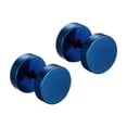 thumbnail image 1 of Unisex Stainless Steel Ear Stud stud Stainless steel Earring Titanium Dumbbell High Polished Ear Piercing Punk Style, 1 of 7