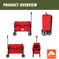 thumbnail image 5 of Ozark Trail Multi-Purpose Big Bucket Cart, Red Wagon, 5 of 13
