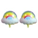 thumbnail image 1 of 2 globos de aluminio para fiesta de cumpleaños con forma de nube arcoíris y astronauta Nubes del arco iris, 1 of 9