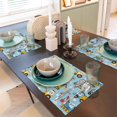 thumbnail image 6 of Placemats Set Of 4 / 6, Building Truck Placemats For Dining Table Indoor/Outdoors Heat Resistant Washable Placemats 18" X 12", 6 of 8