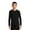 Black, variant on Sport-Tek Youth Posi-Uv Pro Long Sleeve Tee