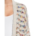 thumbnail image 4 of Dreamers by Debut Women's Open Front Rainbow Cardigan Sweater, Midweight, 4 of 5