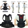 thumbnail image 5 of Plus Size Adjustable Posture Corrector Brace Shoulder Back Support Belt Body Shaper Shapewear, 5 of 7