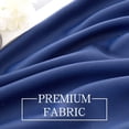 thumbnail image 5 of Blue Valances for Windows Blackout Valance Rod Pocket Thermal Insulated Window Treatment Tiers Solid Short Curtain for Small Window Bedroom 52 x 18 Inches 1 Panel Navy Blue, 5 of 6