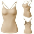 thumbnail image 5 of MISS MOLY Women Camisole with Built-in Bra Cup Strap Supportive Padded Tank Top Layering Cami Undershirt, 5 of 7