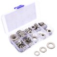 thumbnail image 1 of COOPHYA 1Set Stainless Steel Washers Kit with Spring Lock Washers for Bolt and Screw Fasteners, 1 of 5