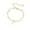 Gold, variant on LoyalPrint Delicate Paw Print Link Bracelet