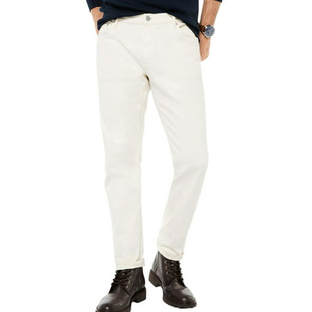 Michael Kors Mens Classic Fit Parker Selvedge Jeans 36 x 32