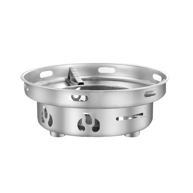 Yuarrent Alcohol Stove Camp Stove Lightweight Windproof Hiking for Backpacking Cooker Kits de desorden para acampar