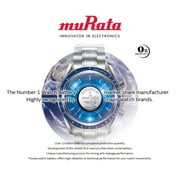 Murata 337 SR416SW Battery 1.55V Silver Oxide Watch Button Cell - Replaces Sony 337 (100 Batteries)