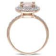 thumbnail image 4 of Everly Women's Morganite 10k Rose Gold Ring, 4 of 7