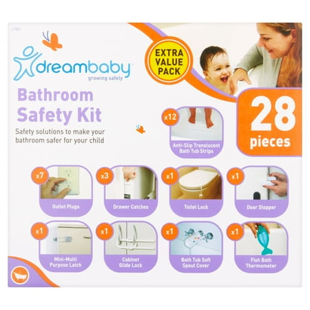 Dreambaby Bathroom Safety Kit Extra Value Pack, 28 count