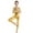 Gold, variant on MSemis Kids Girls Sleeveless Gymnastics Leotards Shiny Ballet Dance Jumpsuit