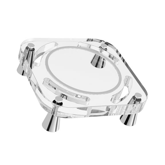 AOOOWER Acrylic Desktop Stand for Mini 2024 Transparent Dustproof Laptop Holder Cooling Heat Disspation Mount Accessories