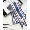 thumbnail image 3 of Head Scarf Hair Neck Scarves For Women Purse Bag Scarfs For Handbags Silky Long Thin Satin Headscarf Fashion, 3 of 10