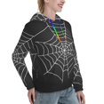 thumbnail image 6 of Haiem A Web With A Spider for Women's Fashion Hoodies & Sweatshirts with Kangaroo Pocket,Hooded Sweatshirt with Eye-catching Drawstrings-Small, 6 of 7