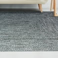 thumbnail image 3 of BNM Indoor/ Outdoor Multihued Rug, 4' x 6', Lagoon Breeze- White, 3 of 7