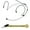 A, variant on Double Earhook Headset Mic Headworn Microphone For Sennheiser For Shure Wireless