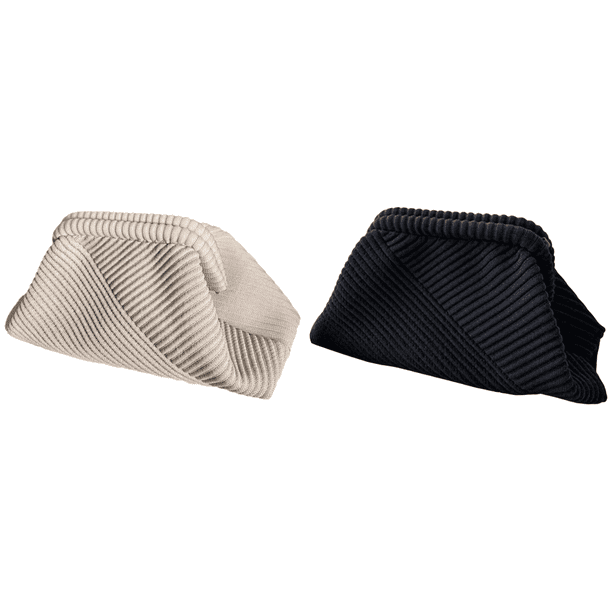 Bolso Mano Noche para Mujer Bandolera Elegante Tipo Cartera (Beige)