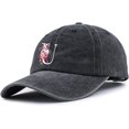thumbnail image 2 of Classic Alphabet A-Z Hats for Women, Adjust Cotton Cute Letter Baseball Cap, 2 of 5