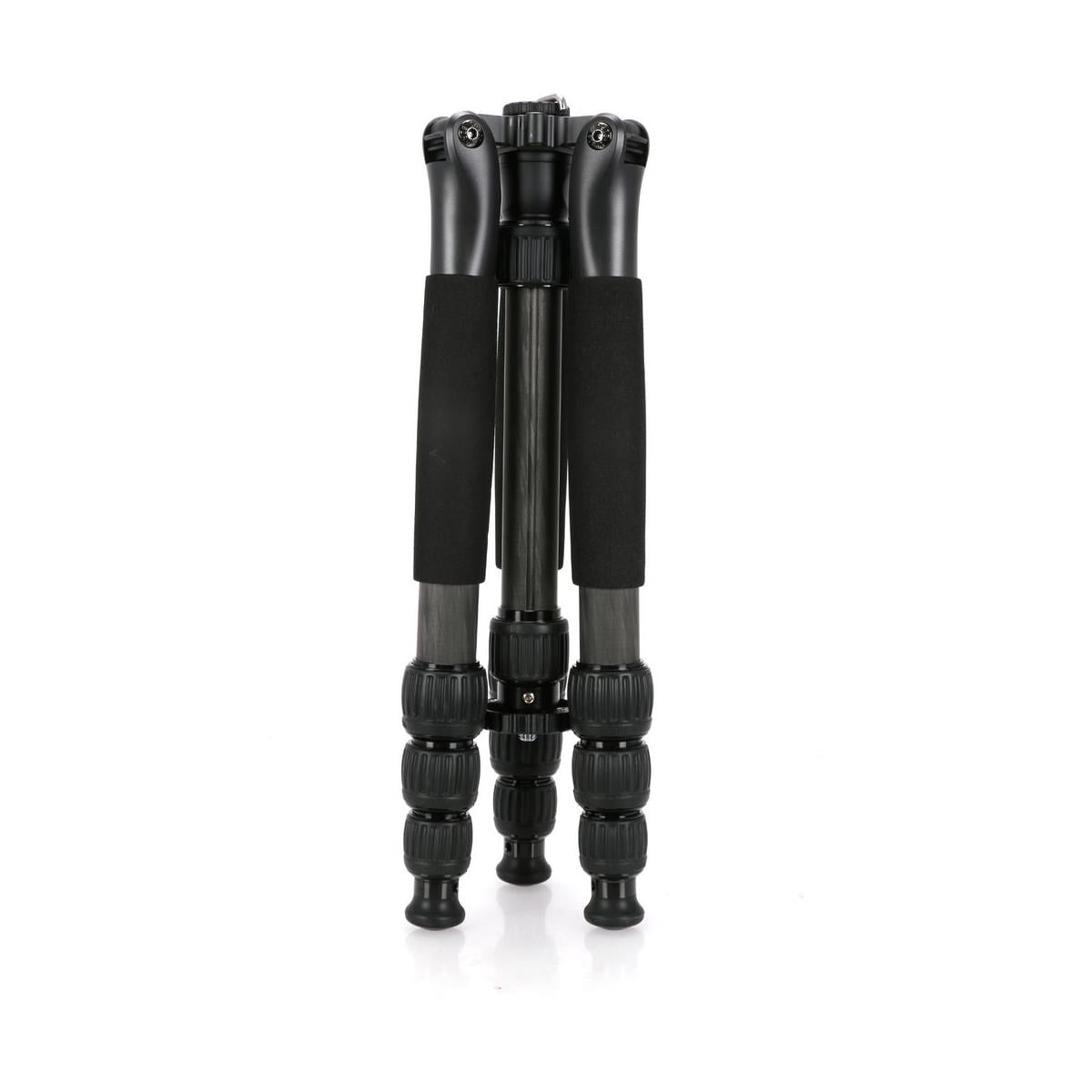 Sirui T-2204S T-S Series Carbon Fiber Travel Tripod / Monopod, 33 lb Capacity, Black