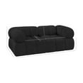 thumbnail image 3 of Meridian Furniture Ames Black Boucle Fabric Modular Sofa, 3 of 10