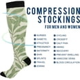 thumbnail image 4 of FREEAMG Flower Compression Socks for Women and Men, 1 Pair, 4 of 7