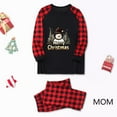 thumbnail image 6 of Odeerbi Christmas Pajamas for Family Holiday Plaid Long Sleeve Family Christmas Pajamas Matching Sets Mom Merry Christmas Print Parent-child Suit Two-Piece Sleepwear Xmas PJs Set Red, 6 of 8