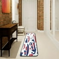 thumbnail image 2 of Nautical Pattern Long Area Rug 72" x 24" Non-Slip Polyester with Cotton Padding, 2 of 7