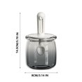 thumbnail image 2 of Maplenight Telescopic Seasoning Pot - Sealed Seasoning Box with Adjustable Spoon, Glass & Silicone, High-Temperature Resistant White, 2 of 7