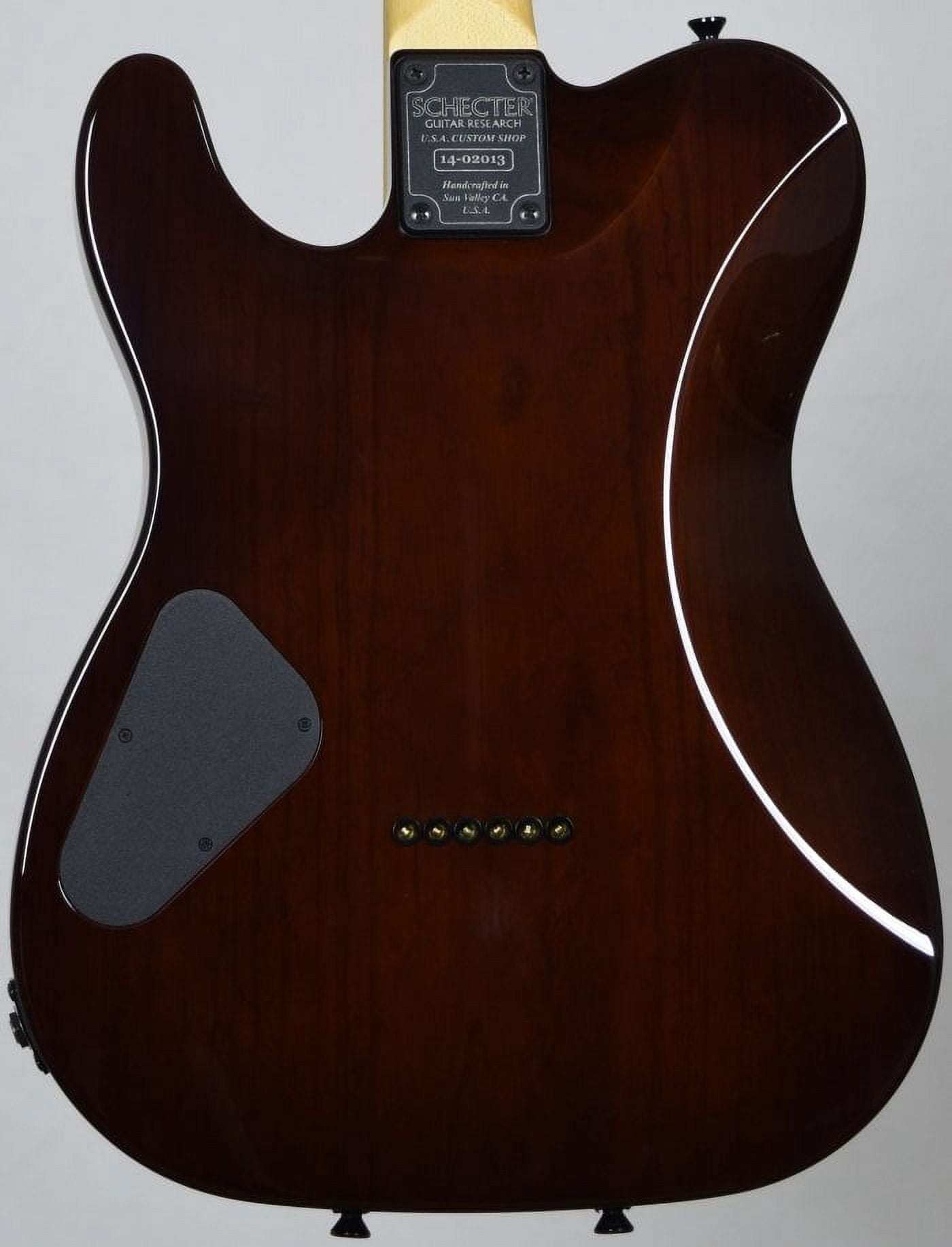Schecter PT Koa Top Vintage Burst USA Custom Shop Electric Guitar