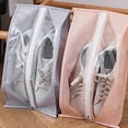 thumbnail image 6 of LEAQU 3Pcs Shoe Bags for Travel With Zipper, Waterproof Nylon, Shoe Covers, Storage Bags for Suitcase Organization, Packing, Luggage, Pool, Gym, Golf, Bowling, Laundry-15.75" x 7.87", 6 of 7