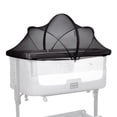 thumbnail image 1 of Bassinet Mosquito Net Cover For Baby Bassinet Cover To Keep Cats Out Mosquito Net For Bassinet/bedside Sleeper/travel Cribs (black) Iuf, 1 of 5