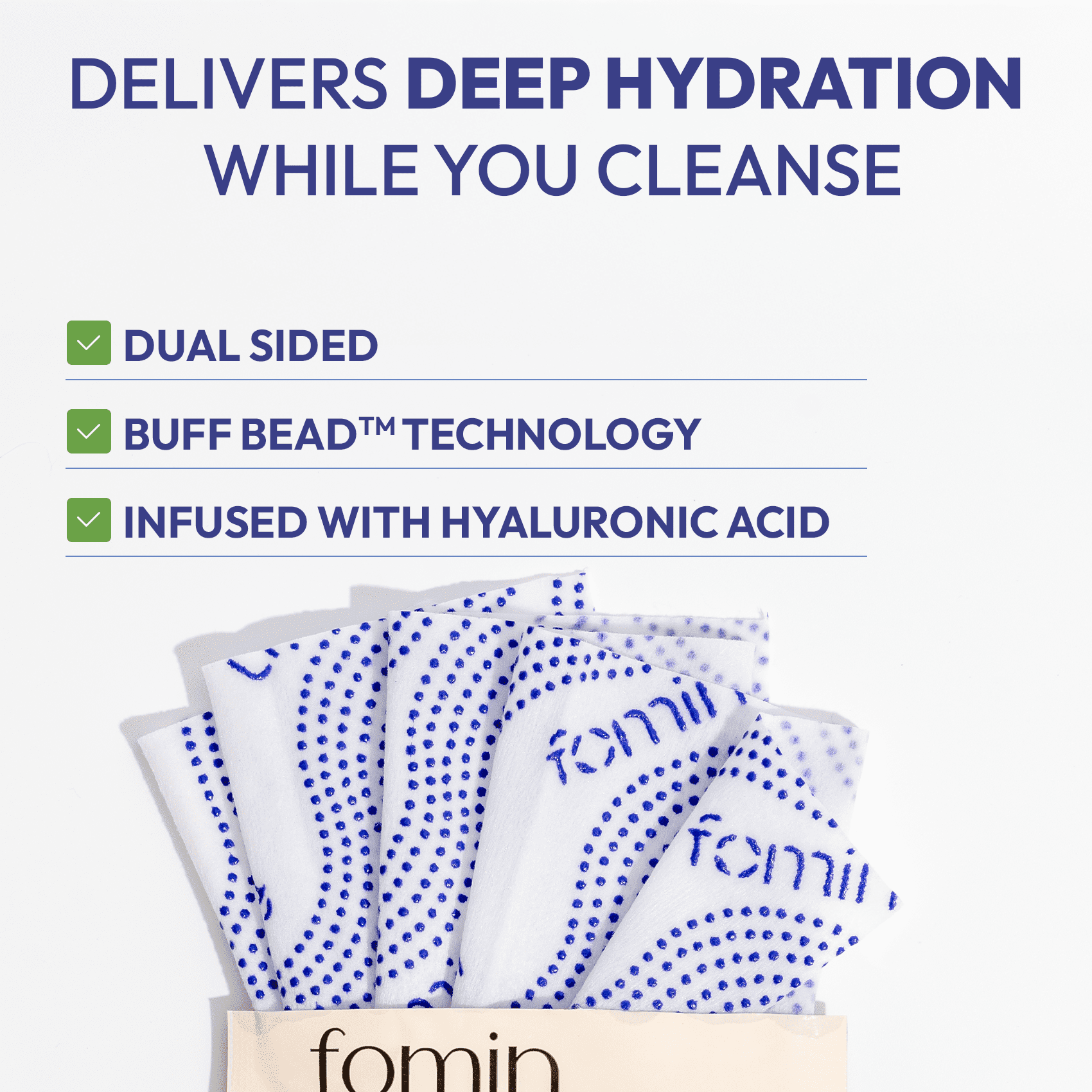 Fomin Dual-Sided Cooling Comfort Wipes, Cool Mint, 10 Count XL Individually Wrapped Body Wipes, Refreshing Wipes for Hot Flashes Perfect for Workouts & On-the-Go