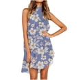 thumbnail image 2 of Qiopertar Robe d'Été Imprimée Décontractée Sans Manches Col Rond en Solde Livraison Gratuite à Moins de 5$ jusqu'à 90 % de Réduction, 2 of 5