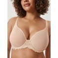 thumbnail image 6 of DELIMIRA Women's Sheer Mesh Bra See Through Plus Size Sexy Full Coverage Underwire Unlined Bras, 6 of 6