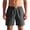 Z9-Black, variant on MuXiKeJi Clothes Men's Swim Trunks Elastic Waist Drawstring Quick-Dry Beach Shorts 5 Inch Inseam Side Pockets Bathing Suit Boardshorts
