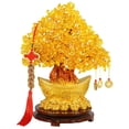 thumbnail image 1 of KAKOWELY Adorno de árbol del dinero, árbol de la fortuna, adorno de escritorio, decoración de bonsái Feng Shui, 1 of 5