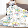 thumbnail image 5 of Yibo Cute Frog Birthday Blanket Flannel Soft and Comfortable Anti-static Bed Sofa Blanket, 5 of 7