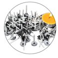 thumbnail image 4 of 200Pieces Pre Waxed and Tabbed Cotton Candle Wicks Cores with Metal Base for DIY Scented Tealight Candle Making Crafts, 4 of 5