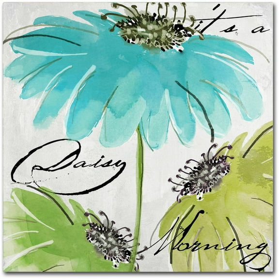 Trademark Fine Art "Daisy Morning II" Canvas Art by Color Bakery