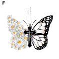 thumbnail image 1 of Papillon Tournesol Croix Pendentif Voiture Rétroviseur Suspendu Ornements R8F3, 1 of 1