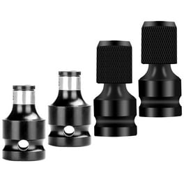Cogfs 1 4 Square Drive to 1 4 Hex Shank Impact Socket 1 4 Drill Socket Adapter Walmart