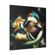 Mandarin Duck Expressionism - Canvas