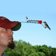 thumbnail image 4 of Hummingbird Feeder for Outdoors, Wearable Hat Clip Hummingbird Feeders with Perch, Portable Handheld Tube Feeder with Red Berries & Protective Guard for Garden Yard Bird Watching, 4 of 5