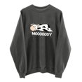 thumbnail image 3 of cllios Womens Oversized Sweatshirt Crewneck Cow Graphic Top Comfy Cute Pullover Sweatshirt Long Sleeve Dressy Casual Shirt Blouse, 3 of 7